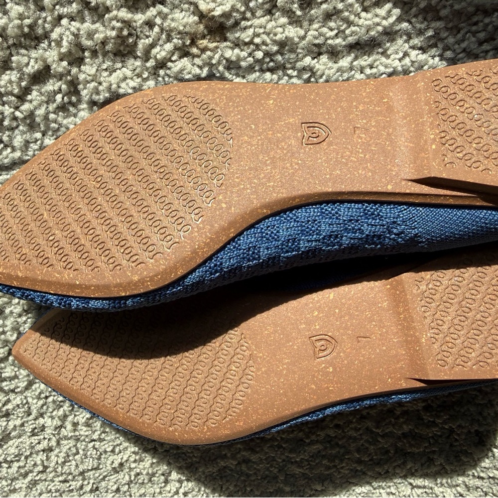 Rothy's Textured Blue Flats - Picture 5 of 5